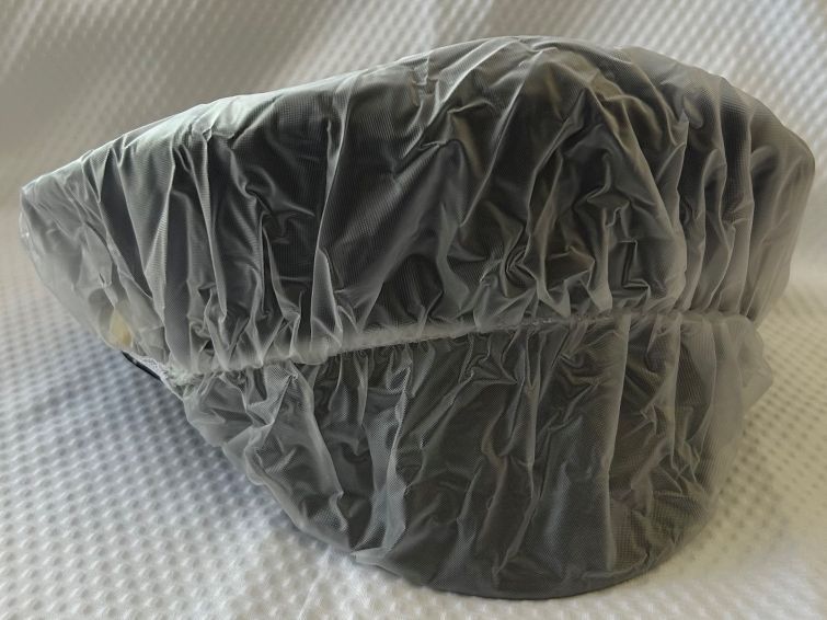 POLICE CAP RAIN COVER.